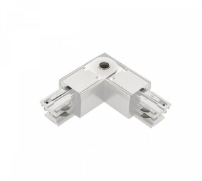 Spectrum voor de installateur 3-Fase Spanningsrail - Hoekverbinding - Verstelbaar Links / Rechts - Wit