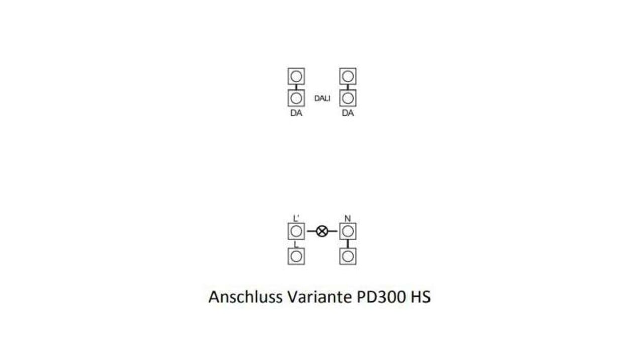 Lunatone DALI DT4 PD Dimmer - DALI converter TRIAC RLC - 300W Max | Din-Rail - Light Management Universal dimmer PD