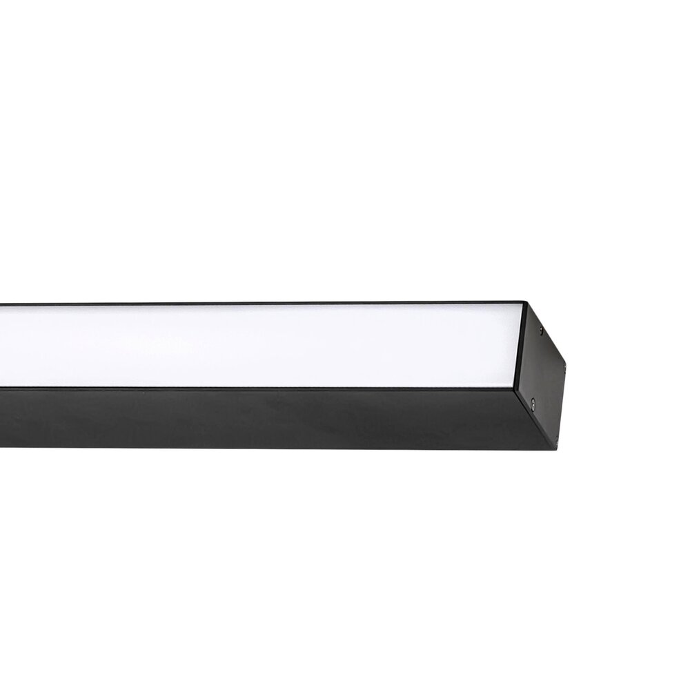 Spectrum voor de installateur Dimbaar DALI LED Pendel armatuur 112CM - 2-Lichts up down - Mat Zwart - 55W 6815Lm - 3000K | DALI-2  UGR19 Prisma