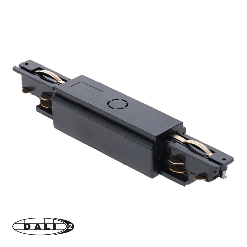 LCB LED Europe  3-Fase DALI Spanningsrail - Toebehoren | Middenvoeding - Universeel - Zwart