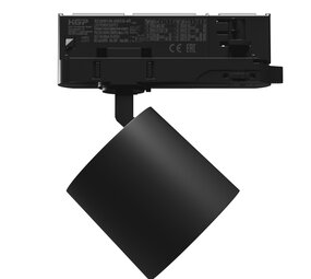 Spectrum voor de installateur DALI Dimbare LED 3F Railspot - Artemida Mini - 6-20W 600-1700Lm Multi Lumen Switch - 3000K 930 Warm Wit | Zwart - 3-Fase Universeel