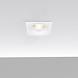 LCB LED Europe  LED-inbouwspot wit vierkant 84mm zaagmaat 68mm- voor 1 GU10 LED-spot - excl. LED-spot
