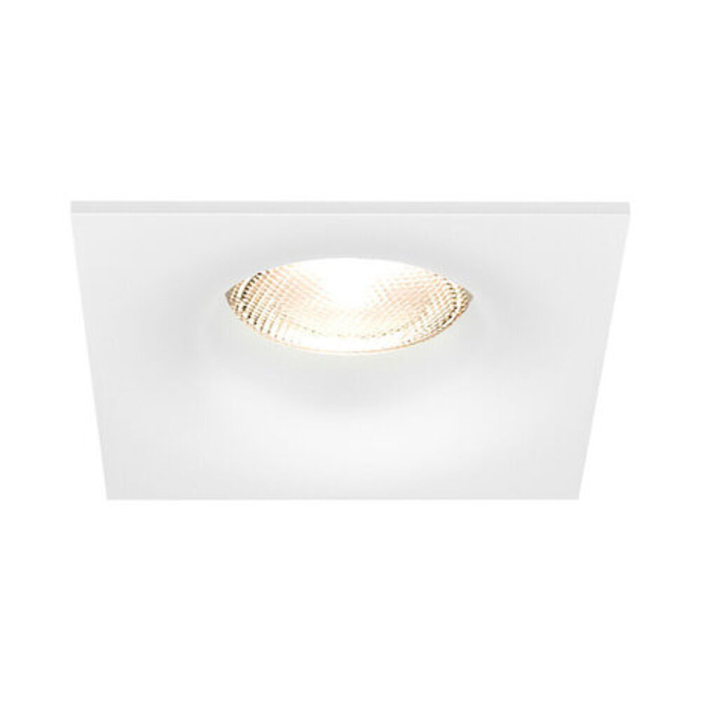 LCB LED Europe  LED-inbouwspot wit vierkant 84mm zaagmaat 68mm- voor 1 GU10 LED-spot - excl. LED-spot