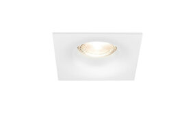 LCB LED Europe LED-inbouwspot wit vierkant 84mm zaagmaat 68mm- voor 1 GU10 LED-spot - excl. LED-spot LCB LED Europe LED-inbouwspot wit vierkant 84mm zaagmaat 68mm- voor 1 GU10 LED-spot - excl. LED-spot