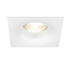 LCB LED Europe  LED-inbouwspot wit vierkant 84mm zaagmaat 68mm- voor 1 GU10 LED-spot - excl. LED-spot