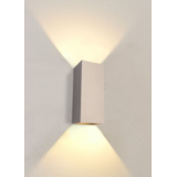 LCB LED Europe  LED Wandlamp Champagne - DANTE2 XL 240MM -  Up and Down 2-Lichts  |  IP20 - 2x GU10 fitting - excl. lichtbron 240x100MM