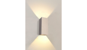 LCB LED Europe  LED Wandlamp Champagne - DANTE2 XL 240MM -  Up and Down 2-Lichts  |  IP20 - 2x GU10 fitting - excl. lichtbron 240x100MM