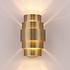 Dimbare LED Wandlamp Up down - ROLLS Brons | G9 Fitting - 2 Lichts - 13x13x22cm Dimbare LED Wandlamp Up down - ROLLS Brons | G9 Fitting - 2 Lichts - 13x13x22cm