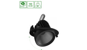 Spectrum LED Inbouwspot SAL SILENA 2 - 27W - 3000K - 50° - Zwart