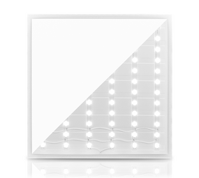 LCB LED Europe  LED Paneel backlit - Premium - 25W 160l/m - 4000Lm - 4000K 840 Neutraal Wit | 60x60cm - UGR18 Prisma - IP54 - 7 Jaar garantie - Incl. Eurostekker