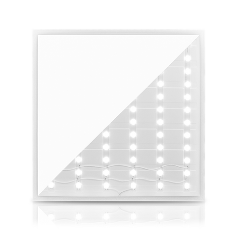 LCB LED Europe  LED Paneel backlit - Premium - 25W 160l/m - 4000Lm - 4000K 840 Neutraal Wit | 60x60cm - UGR18 Prisma - IP54 - 7 Jaar garantie - Incl. Eurostekker