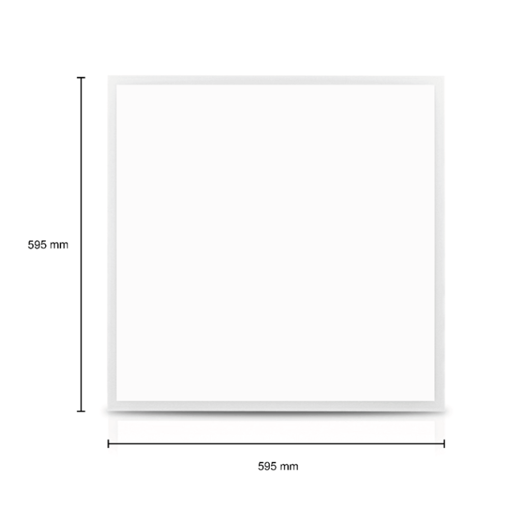 LCB LED Europe  LED Paneel backlit - Premium - 25W 160l/m - 4000Lm - 4000K 840 Neutraal Wit | 60x60cm - UGR18 Prisma - IP54 - 7 Jaar garantie - Incl. Eurostekker