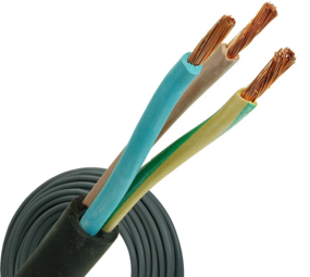 LCB LED Europe  Neopreen Kabel H07RN-F 3x1,5mm² 100 Meter Rol Zwart