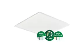 Philips LED Verlichting | Officieel Assortiment Signify Professional. LED Paneel CoreLine RC132V 31W 4300lm - 830-835-840 CCT | 60x60cm - UGR <19 - Dali Dimbaar