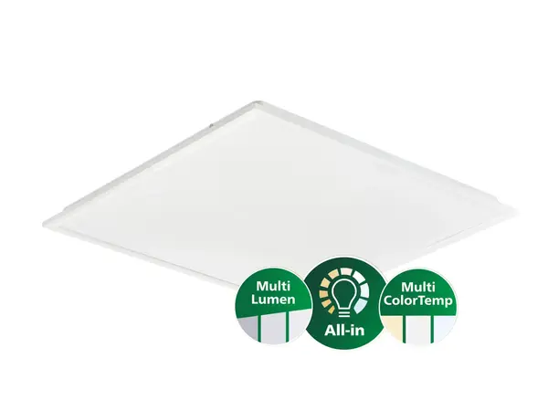 Philips LED Verlichting | Officieel distributeur LED Paneel CoreLine RC132V 31W 4300lm - 830-835-840 CCT | 60x60cm - UGR <19 - Dali Dimbaar