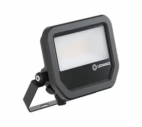Ledvance Zakelijk: Professionele LED Verlichting & Armaturen LED Breedstraler Floodlight IP66 - Zwart – 17-11W 2400-1600Lm – 6500K Daglicht Wit |  Multi Lumen Switch - 100D Symmetrisch – 1 meter aansluitkabel