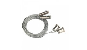 Spectrum voor de installateur Pendel armatuur Allday Toebehoren | 3 Meter Staaldraad - Pendelset 2 stuks - Ophang plafond montage