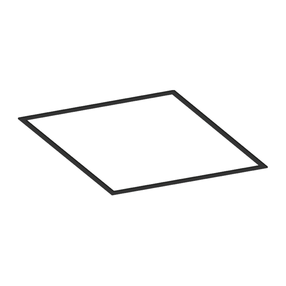 LCB LED Europe  LED Paneel Backlit 60x60cm Zwart 36W – 5040 Lumen – CCT Switch – UGR<21 – IP41 – 5 Jaar Garantie