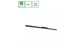 Spectrum voor de installateur 48V Magnetische railverlichting LED Strip Zwart - 18W 1900Lm - Tunable White 2700-6500K | Zigbee 3.0 Shift systeem  | 60CM clickbare LED module