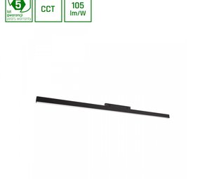 Spectrum voor de installateur 48V Magnetische railverlichting LED Strip Zwart - 18W 1900Lm - Tunable White 2700-6500K | Zigbee 3.0 Shift systeem  | 60CM clickbare LED module