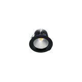 Macbright LED Downlight Mini IP44 -  110MM SUN-1 Zwart - 9.2W  1100Lm - 3000K 830 Warm Wit  |  Zaagmaat 94MM + Wieland GST18i3