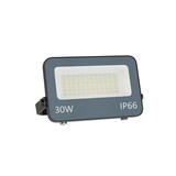 LCB LED Europe  LED Breedstraler IP66  - Zwart -  Schijnwerper 30W 3000Lm - 3CCT 3000K-4000K-6000K | 3 jaar garantie - 1 meter aansluitkabel