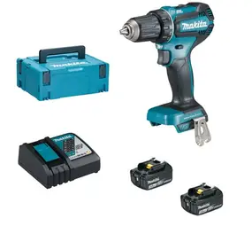 Makita DDF485RFJ 18V Li-Ion accu boor-/schroefmachine set (2x 3.0Ah) in Mbox