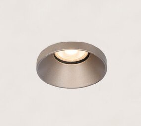 Artdelight Inbouwspot armatuur IP20 - Malmo 85MM - Champagne - 1-Lichts | GU10 fitting - Kantelbaar 30° - Zaagmaat 75MM