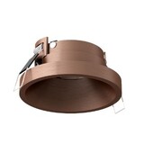 Artdelight Inbouwspot armatuur IP20 - Rond Malmo 85MM - Donker Brons - Verzonken 1-Lichts | GU10 Fitting - Zaagmaat 75MM