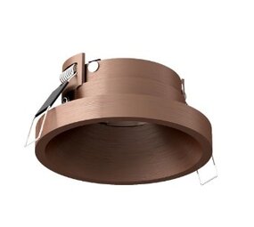 Artdelight Inbouwspot armatuur IP20 - Rond Malmo 85MM - Donker Brons - Verzonken 1-Lichts | GU10 Fitting - Zaagmaat 75MM