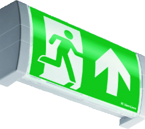 VanLien Noodverlichting: Vluchtwegsignalering  voor de installateur Previx LED Noodverlichting P51PRE 1u Vluchtrouteaanduiding