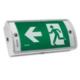 Famostar LED Noodverlichting Armatuur IP65 - WPA-1 PRO - 1.3W - 5000K Koel Wit | IK10 - 25Meter - Zelf test - NiMH - Decentraal - Type Wand Opbouw