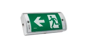 Famostar LED Noodverlichting Armatuur IP65 - WPA-1 PRO - 1.3W - 5000K Koel Wit | IK10 - 25Meter - Zelf test - NiMH - Decentraal - Type Wand Opbouw