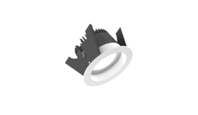 Dimbare LED Downlight Mini IP44 - Fluxe 75 90MM Wit - 10.3W 800Lm - 3000K 930 Warm Wit | 40D - TRIAC DIM - Zaagmaat 75MM - Beton Bladveerklem Dimbare LED Downlight Mini IP44 - Fluxe 75 90MM Wit - 10.3W 800Lm - 3000K 930 Warm Wit | 40D - TRIAC DIM - Zaagmaat 75MM - Beton Bladveerklem