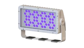 LCB LED Europe  LED Wasstraat Gevelverlichting IP67 - Floodlight Beam Square Multi Color RGBW - 120W | IK08 - 48V - 60D - 5 jaar garantie