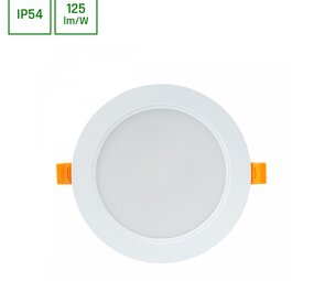 Spectrum voor de installateur 12W LED Downlight Inbouw 120mm - 4000K IP54 - 1500lm - voor de installateur