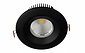 LED Downlight PLUTO 238 Zwart 19.2W 900-2300lm 3000K IP54 Wieland GST18-3 - 5 Jaar Garantie