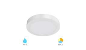 Braytron LED Plafondlamp / Wandlamp IP40 -  172MM - 12W 1120Lm - 3CCT 830-840-865 -  3000-6500K | Multi Color Switch | vervangt 120W