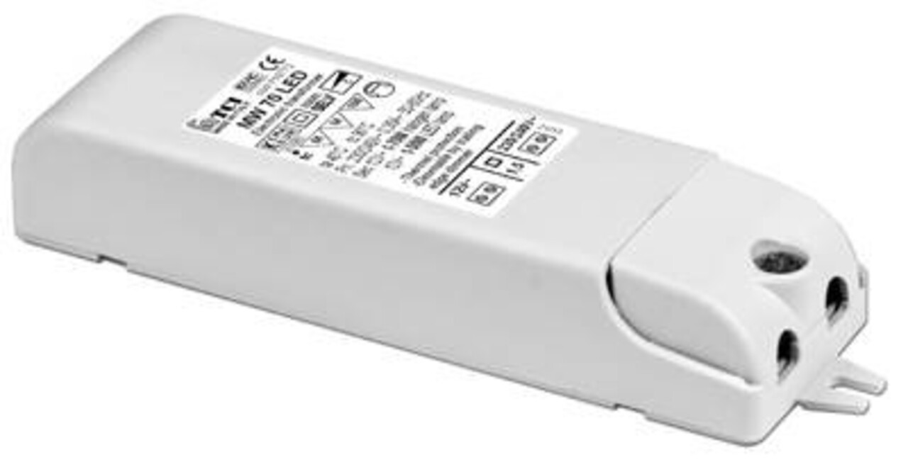 LED Driver Dimbaar - 12V Voedingsadapter - 2.5-70W  | TRIAC DIM - TCI EL-TRAFO MW 70 LED DIMM - 119772