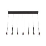 Lucide Hanglamp JOAKIM 7x6,2W dimbaar CCT koffie aluminium design