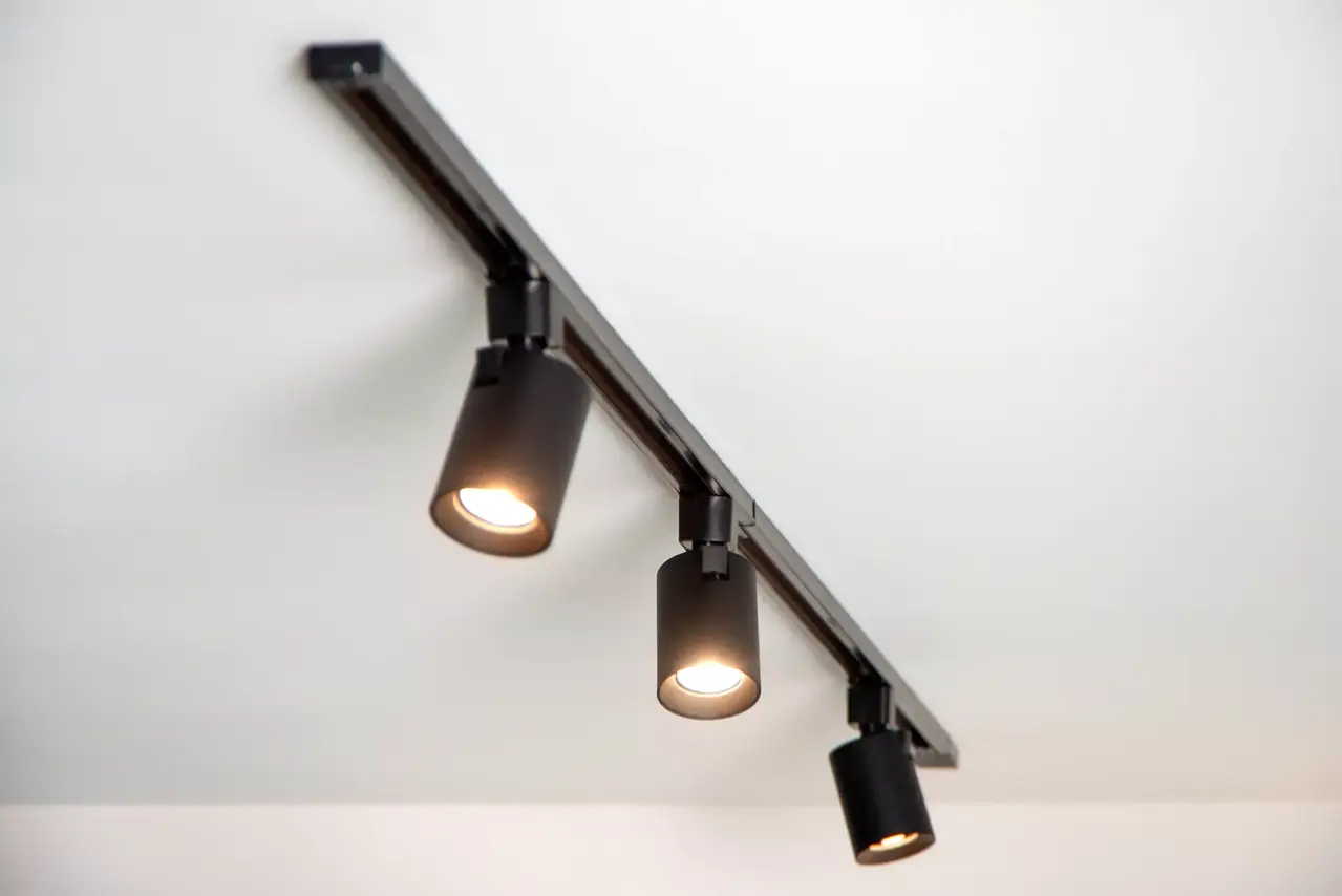Artdelight LED 3F Railspot 130MM - Champagne Megano Mini - GU10 Fitting |  70MM breed  - Incl. Honinggraat - 3-Phase Universeel  230V