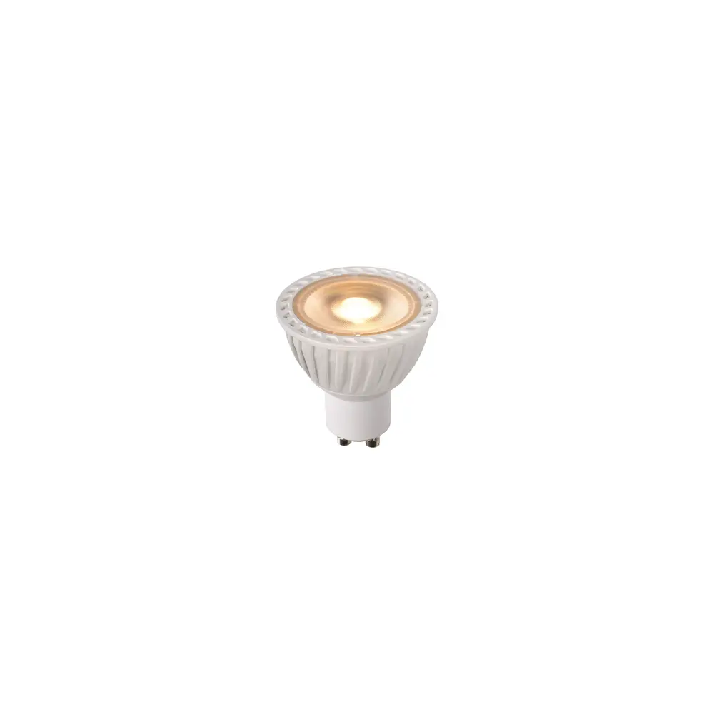 Lucide LED GU10 - 4,9W DIM 355lm - 2200K-2700K - 38° - Keramisch - Wit