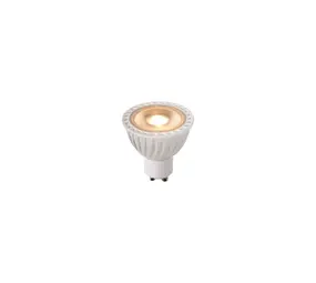 Lucide LED GU10 - 4,9W DIM 355lm - 2200K-2700K - 38° - Keramisch - Wit