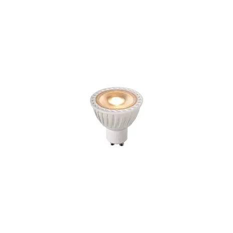 Lucide LED GU10 - 4,9W DIM 355lm - 2200K-2700K - 38° - Keramisch - Wit