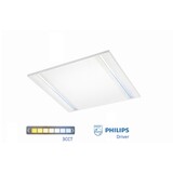 Spectrum voor de installateur LED Paneel - Louvre Wit - 40W 4630Lm - 3CCT 830-840-860   3000-6000K | 60x60cm -  UGR16 Verzonken - Philips driver - 5 jaar garantie
