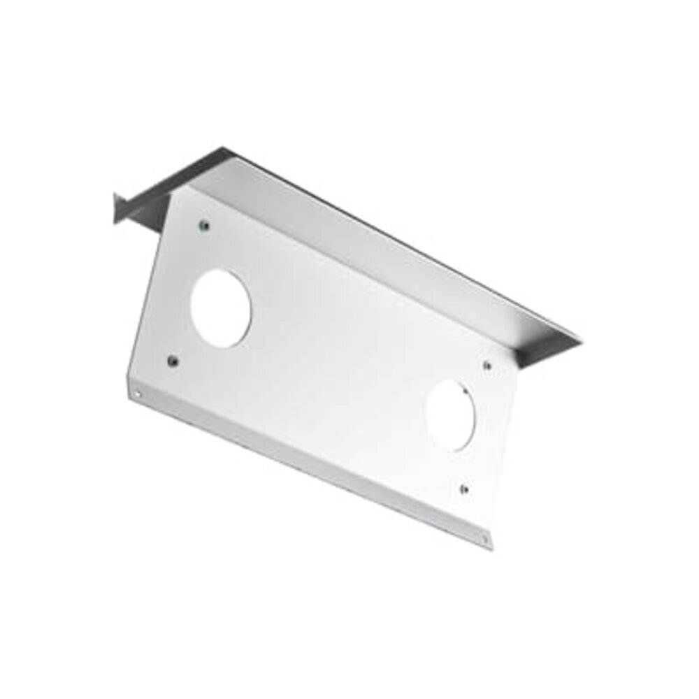 VanLien Noodverlichting: Vluchtwegsignalering  voor de installateur Aqualux montageplaat muurbeugel aluminium 400x198x138mm aluminium