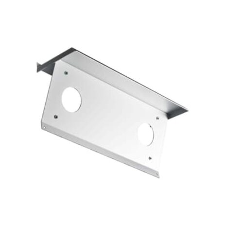 VanLien Noodverlichting: Vluchtwegsignalering  voor de installateur Aqualux montageplaat muurbeugel aluminium 400x198x138mm aluminium