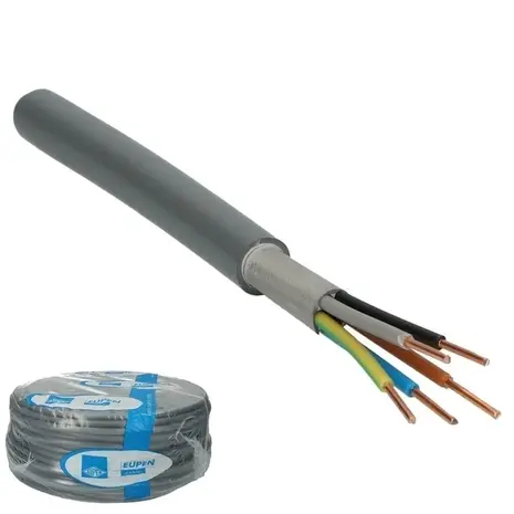 LCB LED Europe  YMvK installatiekabel 5x1.5mm² Dca 100 meter rol