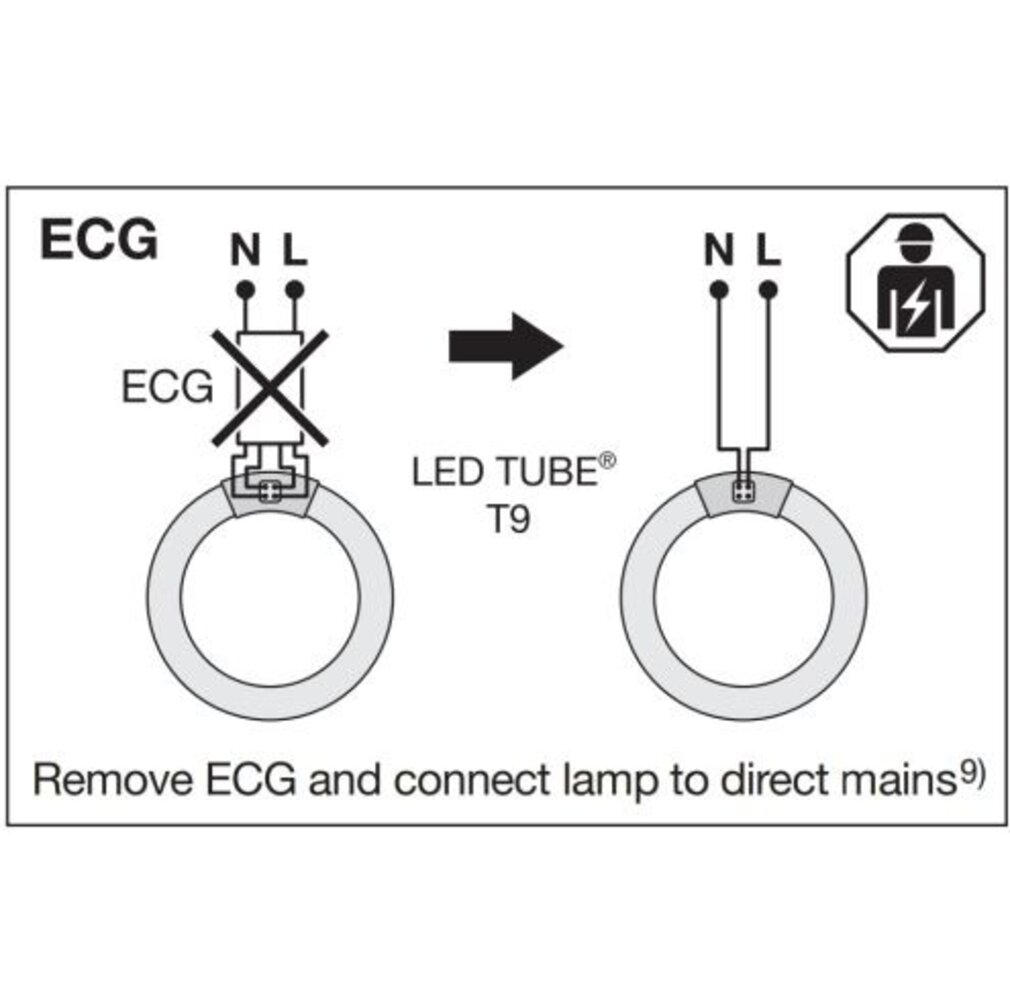 Ledvance Zakelijk: Professionele LED Verlichting & Armaturen | voor de installateur LEDVANCE LED T9 cirkelbuis G10q 18,3W 2200lm 4000K vervangt 32W