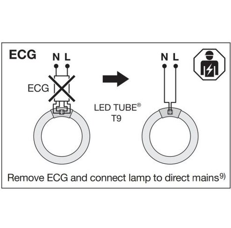 Ledvance Zakelijk: Professionele LED Verlichting & Armaturen | voor de installateur LEDVANCE LED T9 cirkelbuis G10q 18,3W 2200lm 4000K vervangt 32W